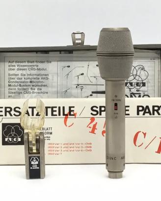 MICROFONO PROFESSIONALE AKG D 124 C VINTAGE 60/70s