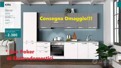 Cucina Componibile Lineare L.330 cm