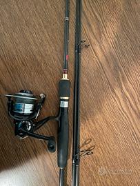 Canna da pesca Spinning e mulinello