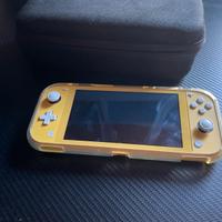 Nintendo switch lite gialla