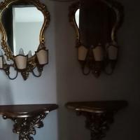 Composizione di appliqués e mensole