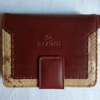 Portafoglio B. Cavalli di vera pelle. Nuovo.