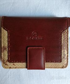 Portafoglio B. Cavalli di vera pelle. Nuovo.