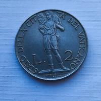 Moneta 2 Lire Vaticano 1941