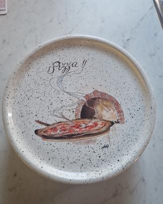 Set 6 piatti pizza vintage in ceramica