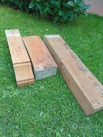 Travi in quercia per struttura camino