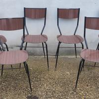 Set sei sedie vintage modernariato