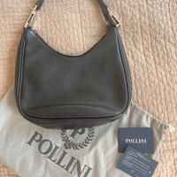 Borsa vintage a mezzaluna Pollini