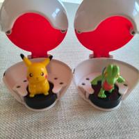 COPPIA POKEMON POKEBALL NINTENDO BANDAI 2004
