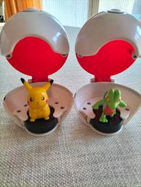 COPPIA POKEMON POKEBALL NINTENDO BANDAI 2004