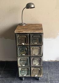Cassettiera casse militari originali industrial