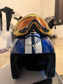 Casco da scii e mascherina