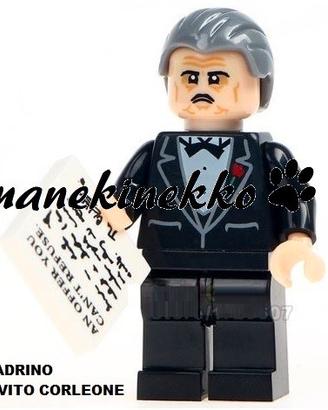 Il Padrino Godfather film minifigure tipo Lego