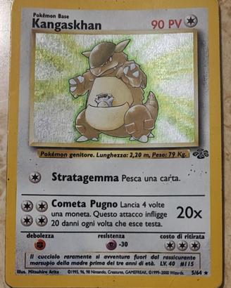 Kangaskhan 1a ed. Holo Jungle, 5/64 Pokemon 