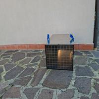 trasportino cani in alluminio 