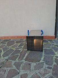 trasportino cani in alluminio 