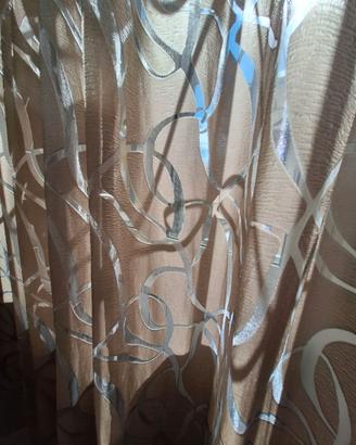 Tenda arricciata color visone