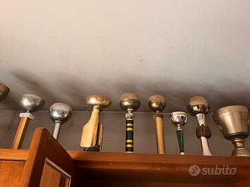 50 coppe di tante tipologie soprattutto ciclismo.