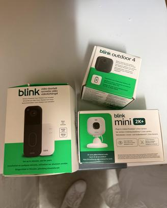 Blink Video doorbell + outdoor4 + mini2k