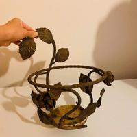 Portavaso in ferro battuto