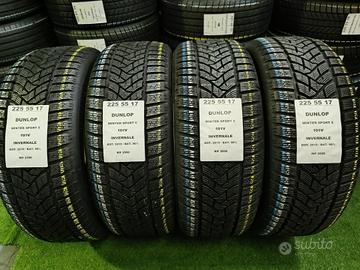 4 GOMME 225 55 17 DUNLOP INV RIF2590