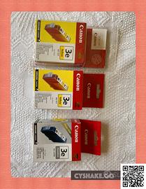 3 Cartucce Canon - BCI-3eY -