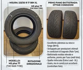 4 gomme 225/50/17