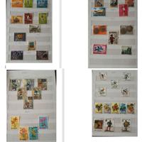 BLOCCO FRANCOBOLLI VARI