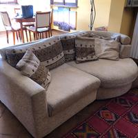 Coppia di divani in tessuto