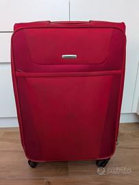 Valigia Samsonite rossa 