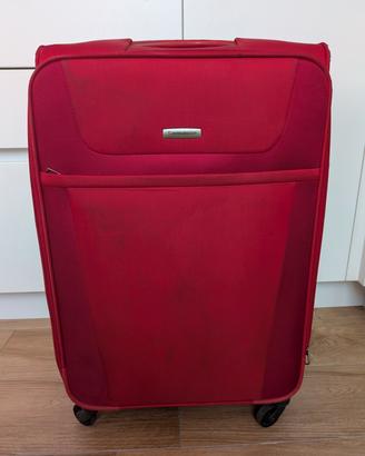Valigia Samsonite rossa 