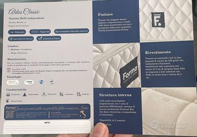 Materasso nuovo imballato