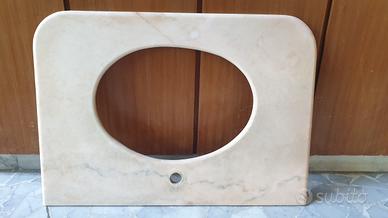 piano marmo rosa per mobile bagno
