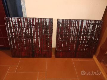 2 Quadri dipinti su legno (acrilico) ,2007 Austria