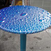 Tavolini e sedie da esterno modernariato