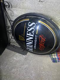 Insegna Luminosa Guinners Draught Originale
