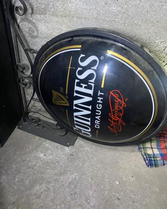 Insegna Luminosa Guinners Draught Originale