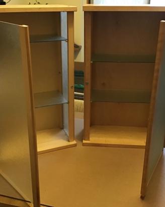 Coppia mobiletti bagno