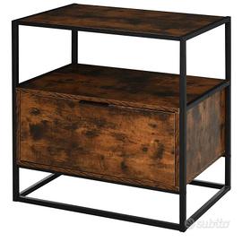 Credenza in Stile Industriale, Comò Vintage in Leg