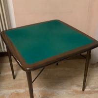 TAVOLO QUADRATO PANNO VERDE GIOCO