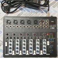 Mixer 7 canali USB, BT e phantom power