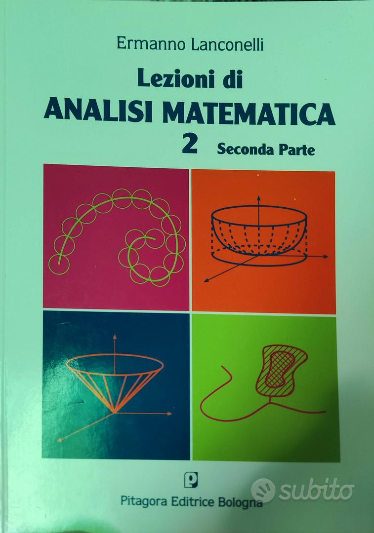 Analisi Matematica II – Parte Prima – Pitagora Editrice