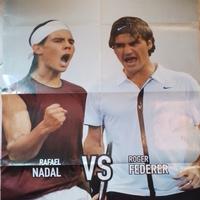 Poster tennis - NADAL vs FEDERER 