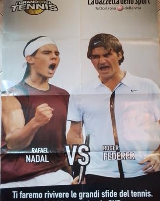 Poster tennis - NADAL vs FEDERER 