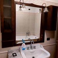 specchio mobile bagno in legno 