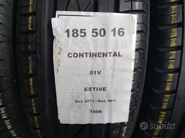 2 GOMME 185 50 16 CONTINENTAL A1008
