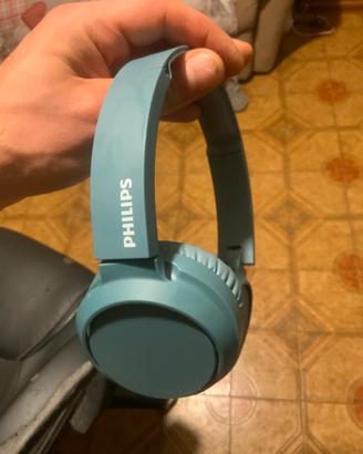 Cuffie Philips TAH4205 Bluetooth Wireless Azzurre