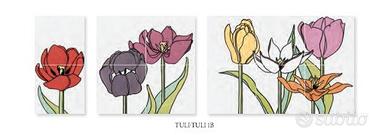 Piastrelle tulipani ceramica bardelli