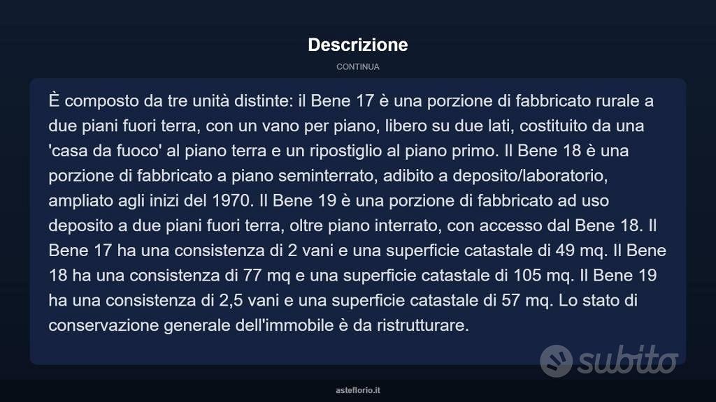 Immobile in asta di 211 m² a Vallo Torinese - Vista 5