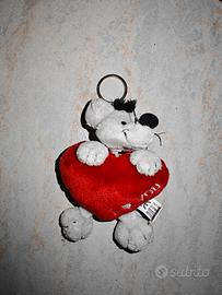 Portachiavi Peluche Topino "I love you"